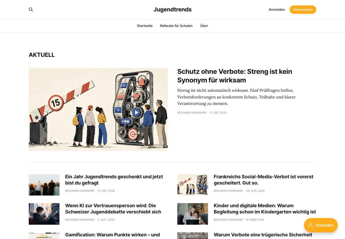 Einblick in Jugendtrends